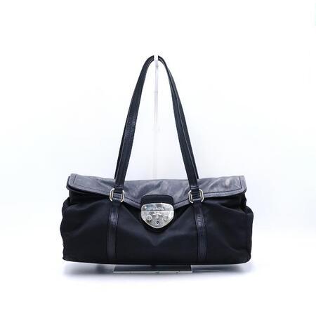 Prada(프라다) BR3274 포코노나일론 레더 삼각로고 버클 플랩 토트백 겸 숄더백aa38572