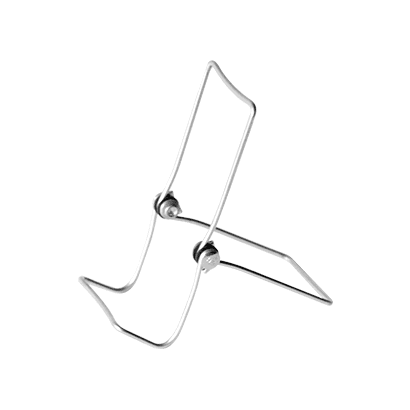 Gibson holders 3 Wire display stand S_silver