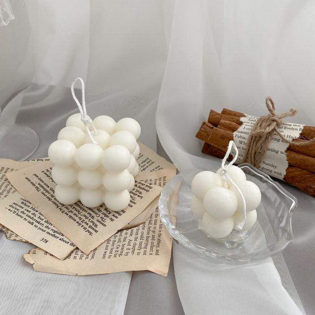 감성 오브제 필라캔들 버블 큐브 오브제 필라캔들 3type