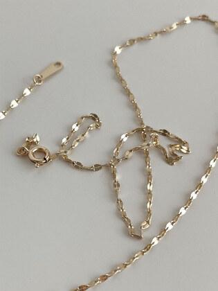 14k Leaf Necklace
