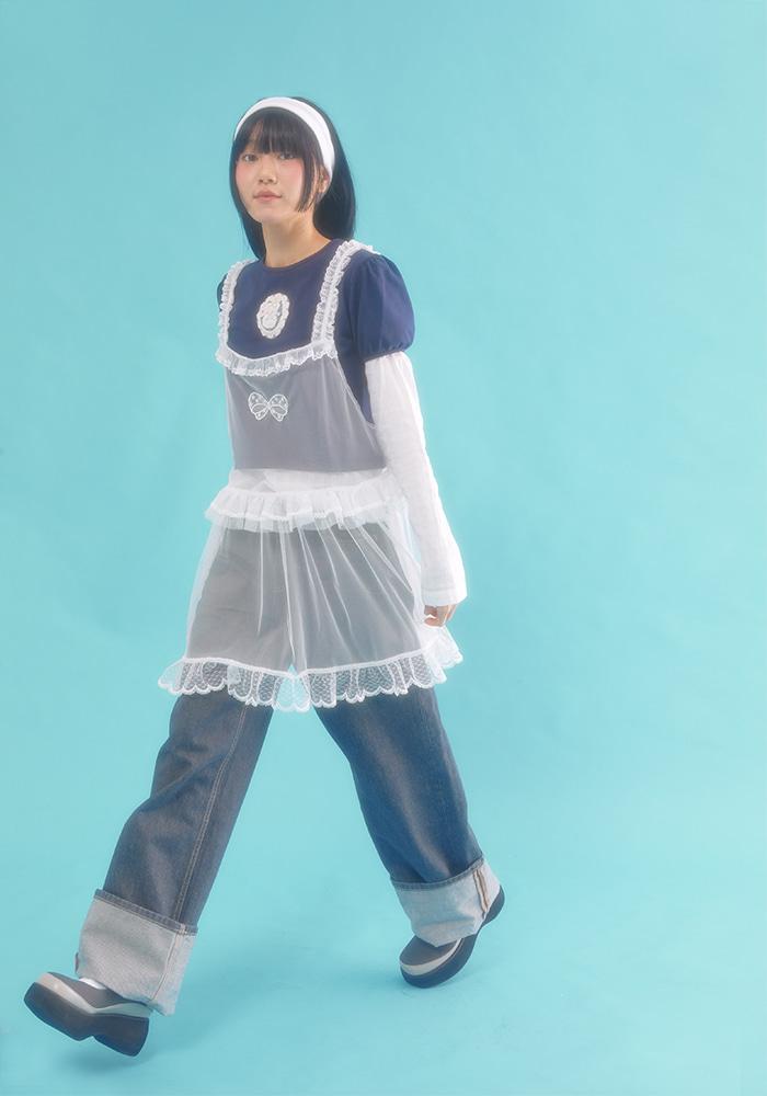 (2월27일 이후 예약배송) lace layered dress