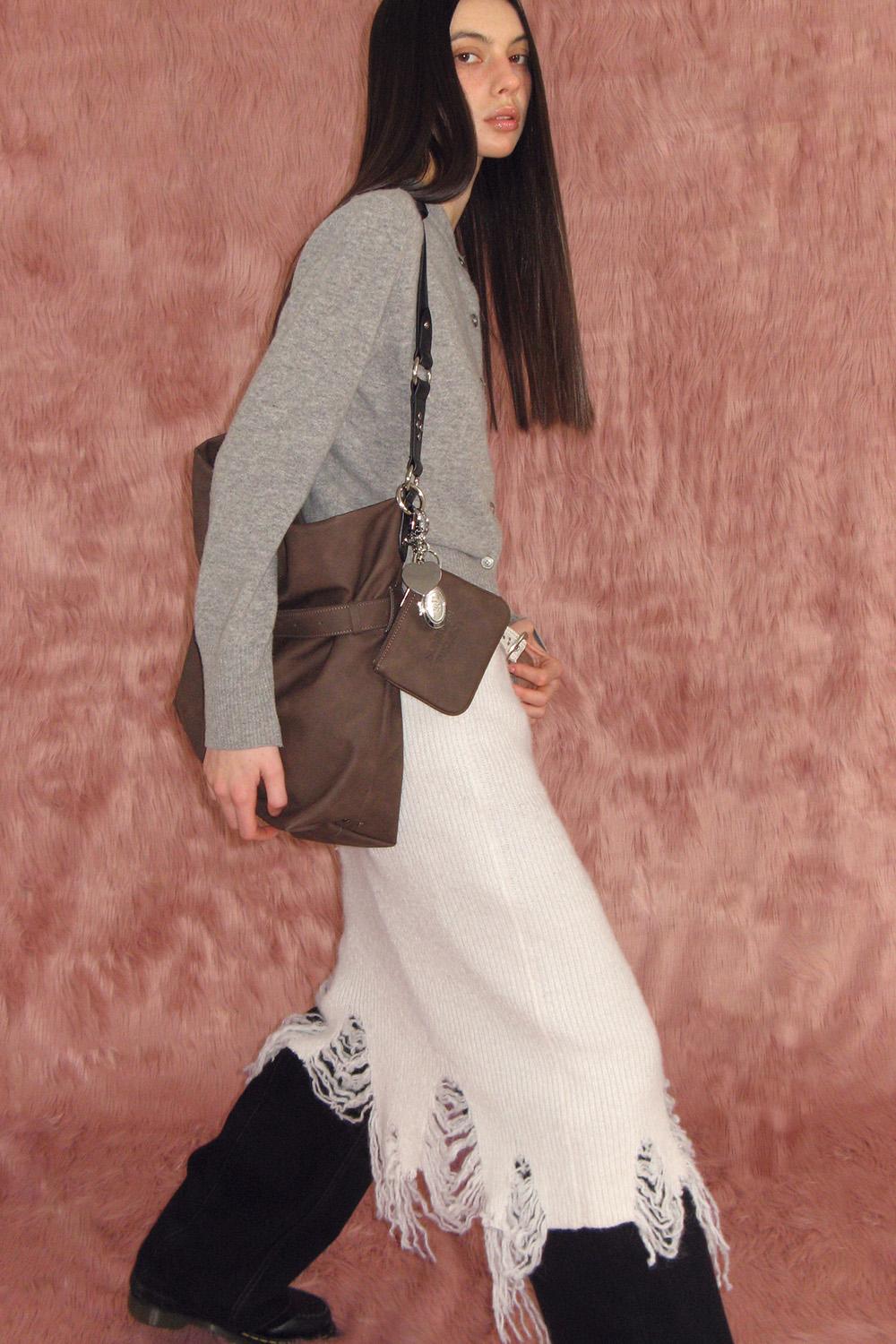 Rivet Belted Big Bag (BROWN) [12/24 예약배송]