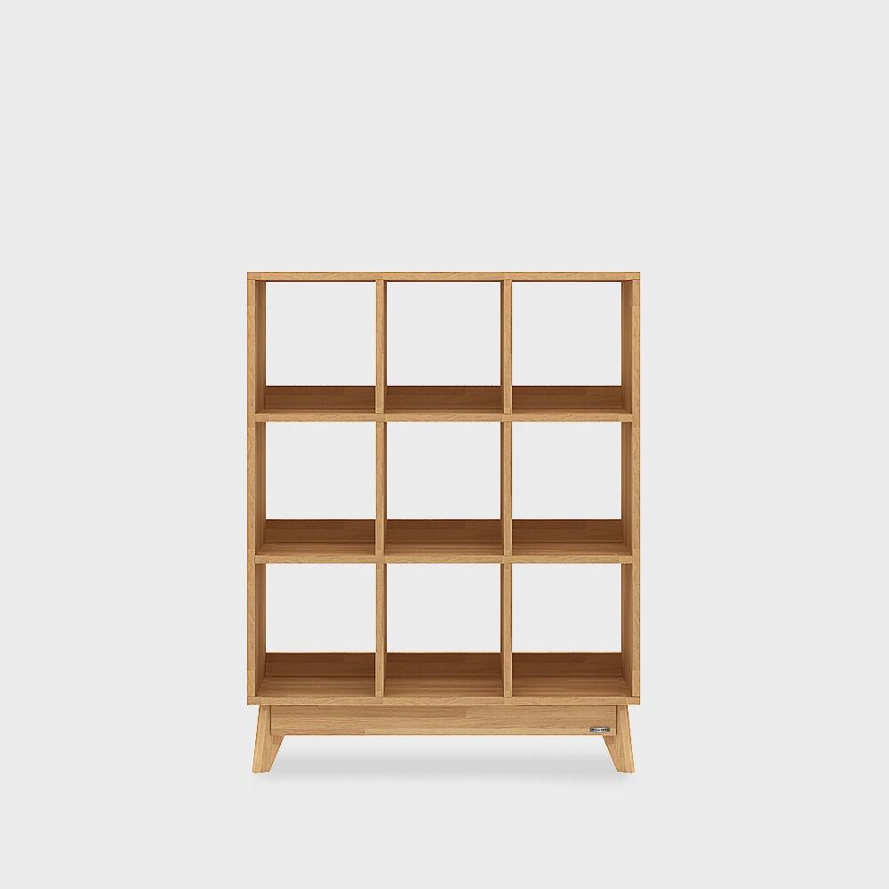 소나무 북케이스 (브라운)