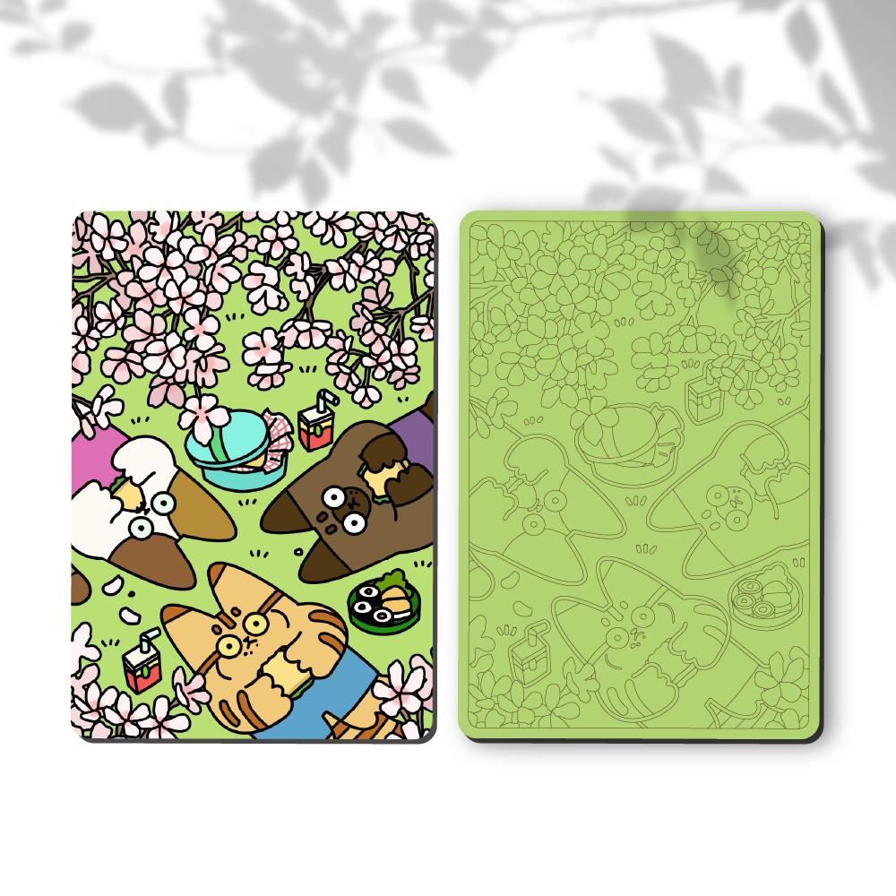 글리팅 미야오타운 컬러링북 어른 어린이 시니어 취미 스티커 색칠 놀이 DIY 키트 1종