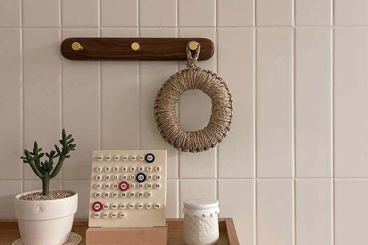 링어데이트 만년달력 캘린더 이태리 감성 오브제