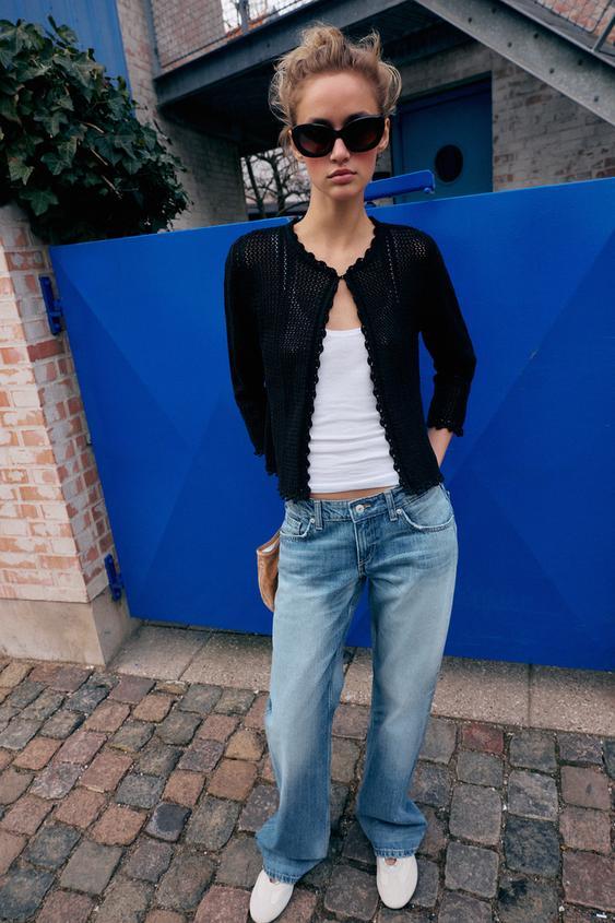 포인텔 니트 재킷