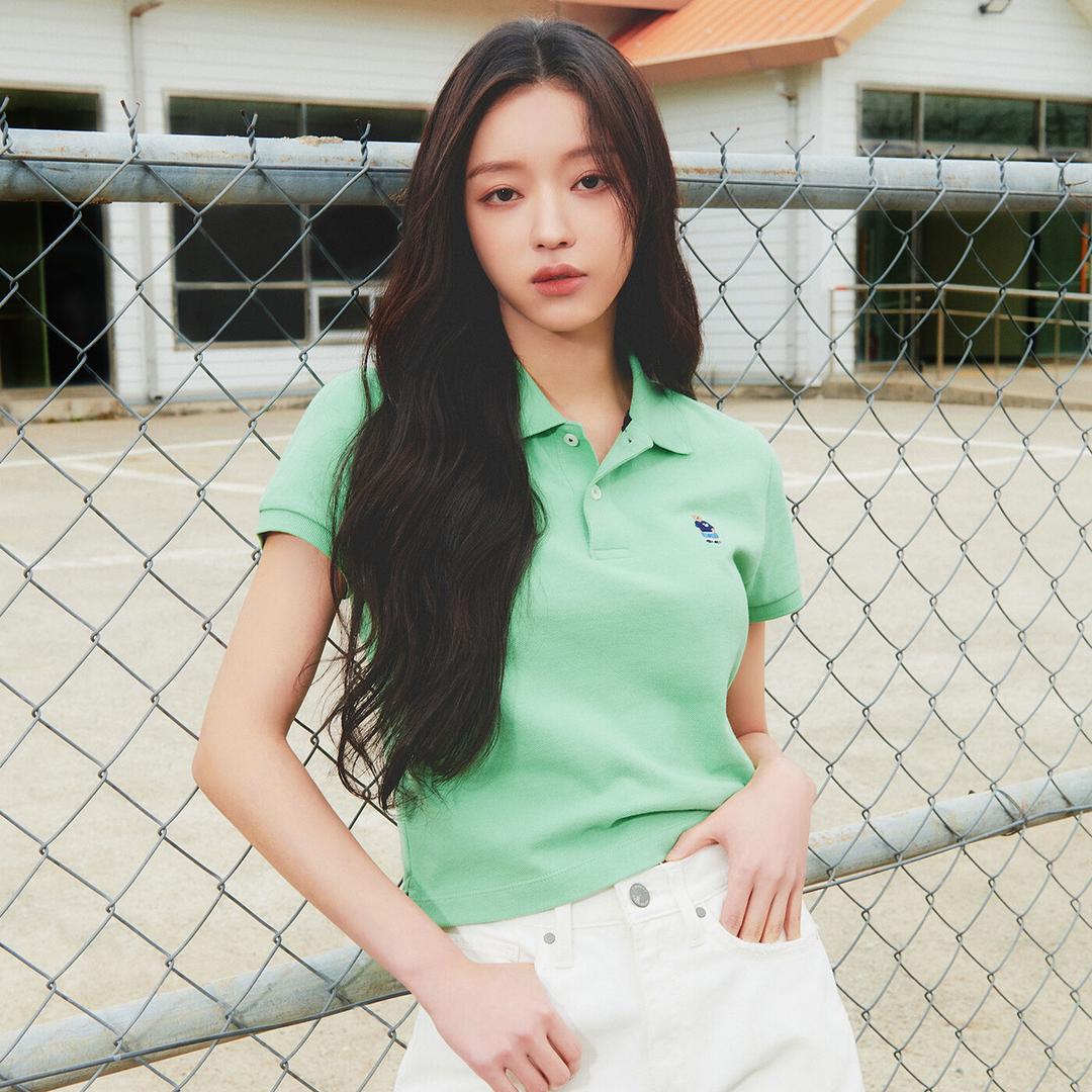 스티브 크롭 반팔 카라티 (PQ)(6color) / WHHAD2415F