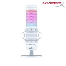 하이퍼엑스 쿼드캐스트 S 게이밍 방송용 유선 마이크(화이트)