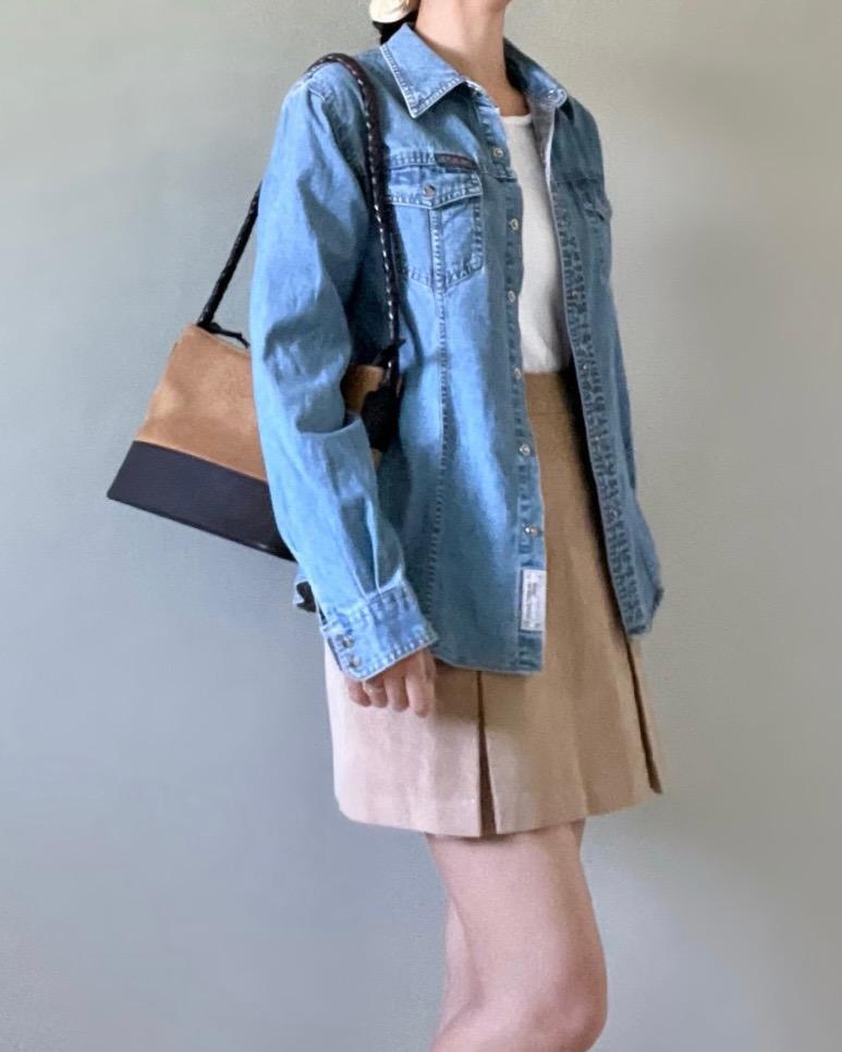 [중고] 90s denim shirt