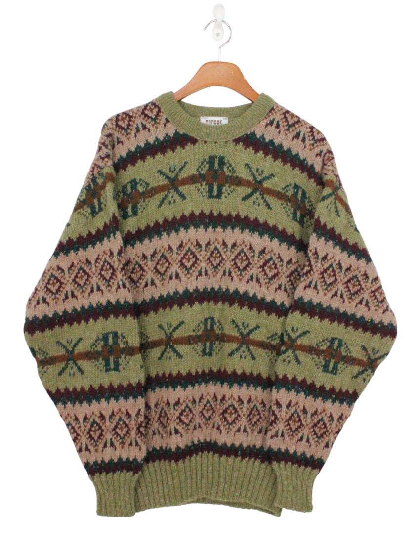 NANOOK 80's 빈티지 퓨어 버진 울 니트 [MADE IN CANADA]