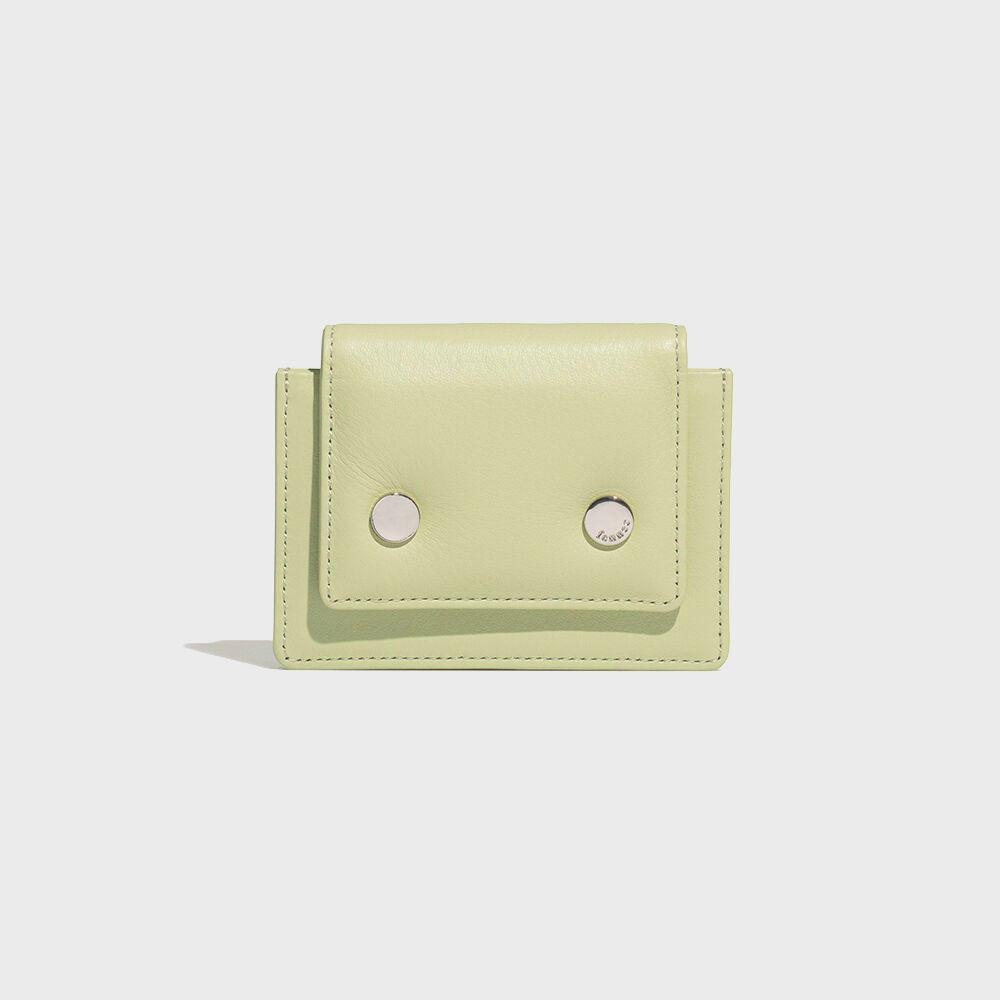 CIRCLE PADDING ACCORDION POCKET - SAGE MINT