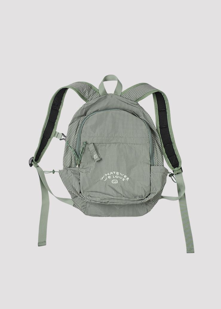 BACKPACK WE LOVE GREEN CHECK