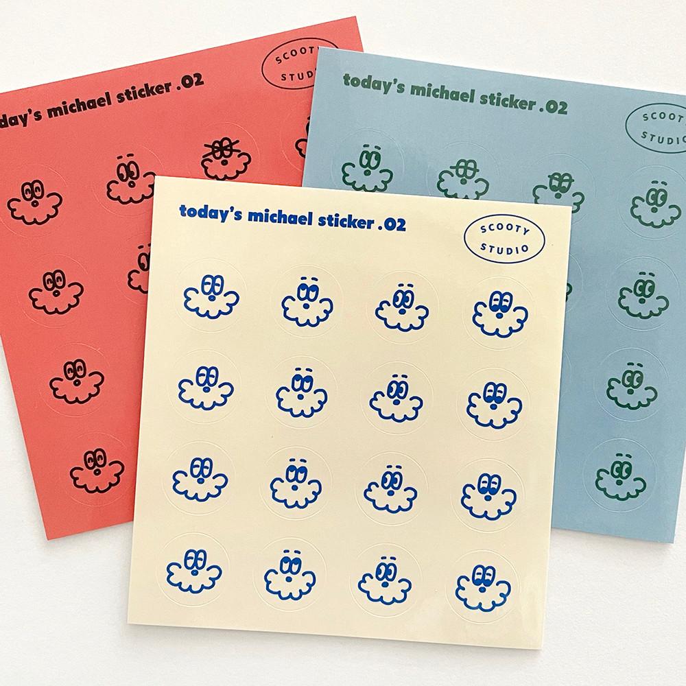 투데이즈 마이클 스티커 02