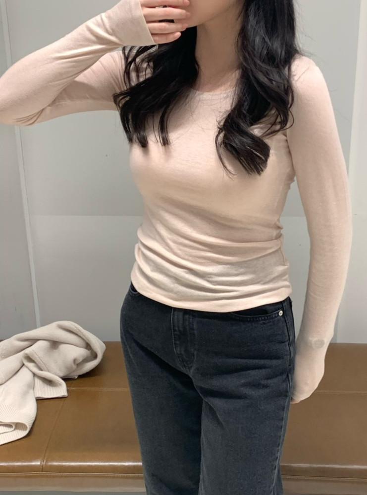 (전색상 당일)riette 리에뜨 브리즈 티셔츠 텐셀티셔츠