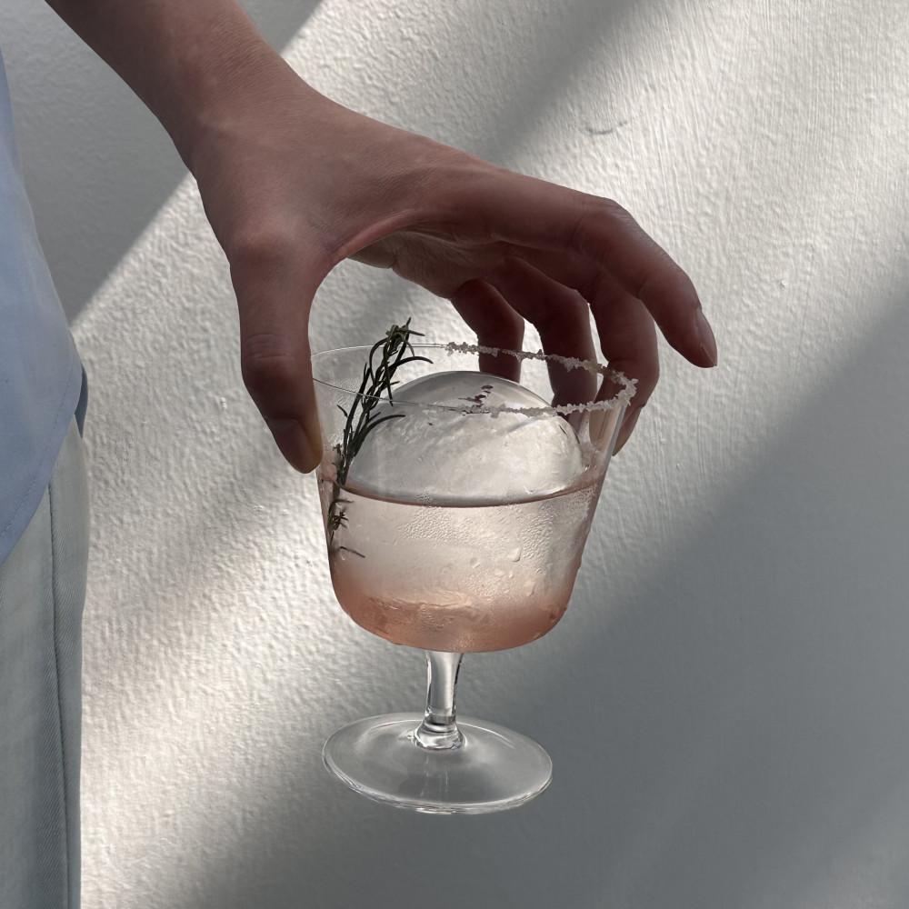 오블릭 칵테일잔 온더락잔 맥주잔 카페유리컵 290ml