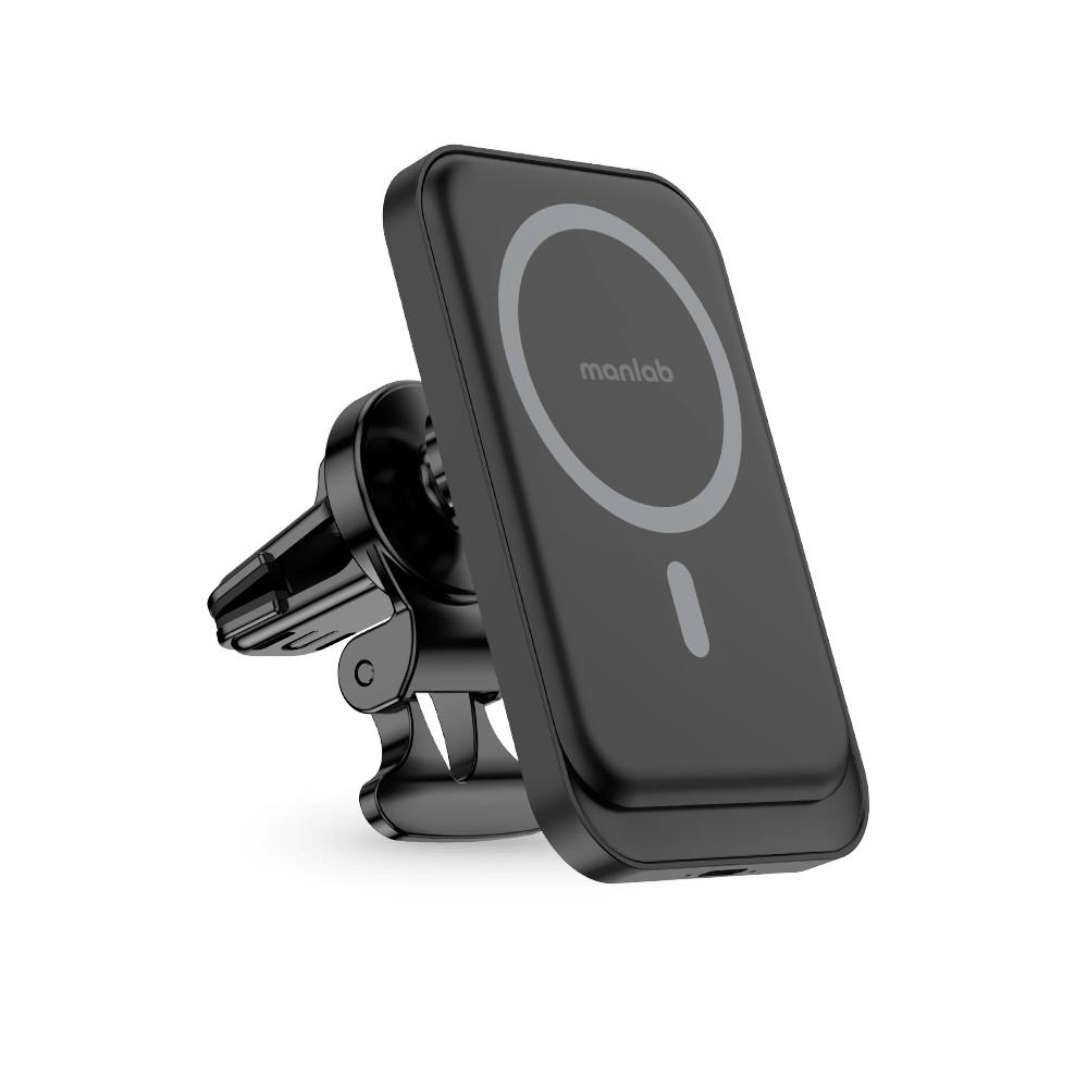 만렙 맥세이프 15W C타입 아이폰 휴대폰 차량용 고속 무선충전기 거치대 WCM101