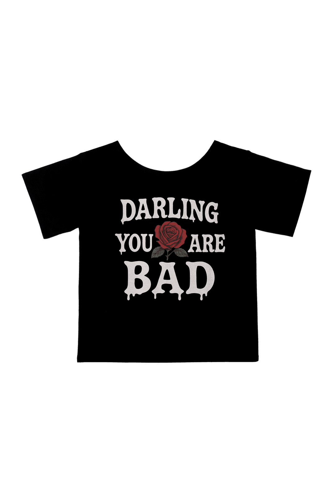 [5차 재입고/7.24 출고]MELTING ROSE TEE #BLACK - 달링유어배드