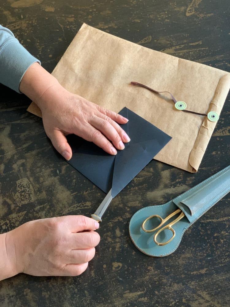 빈티지 미국 가위와 페이퍼나이프 세트