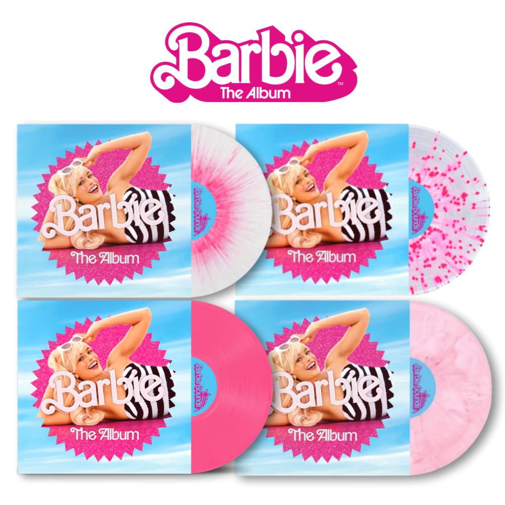 바비 LP 영화 OST 바이닐 레코드판 앨범 음반 굿즈 핑크 Pink Splatter