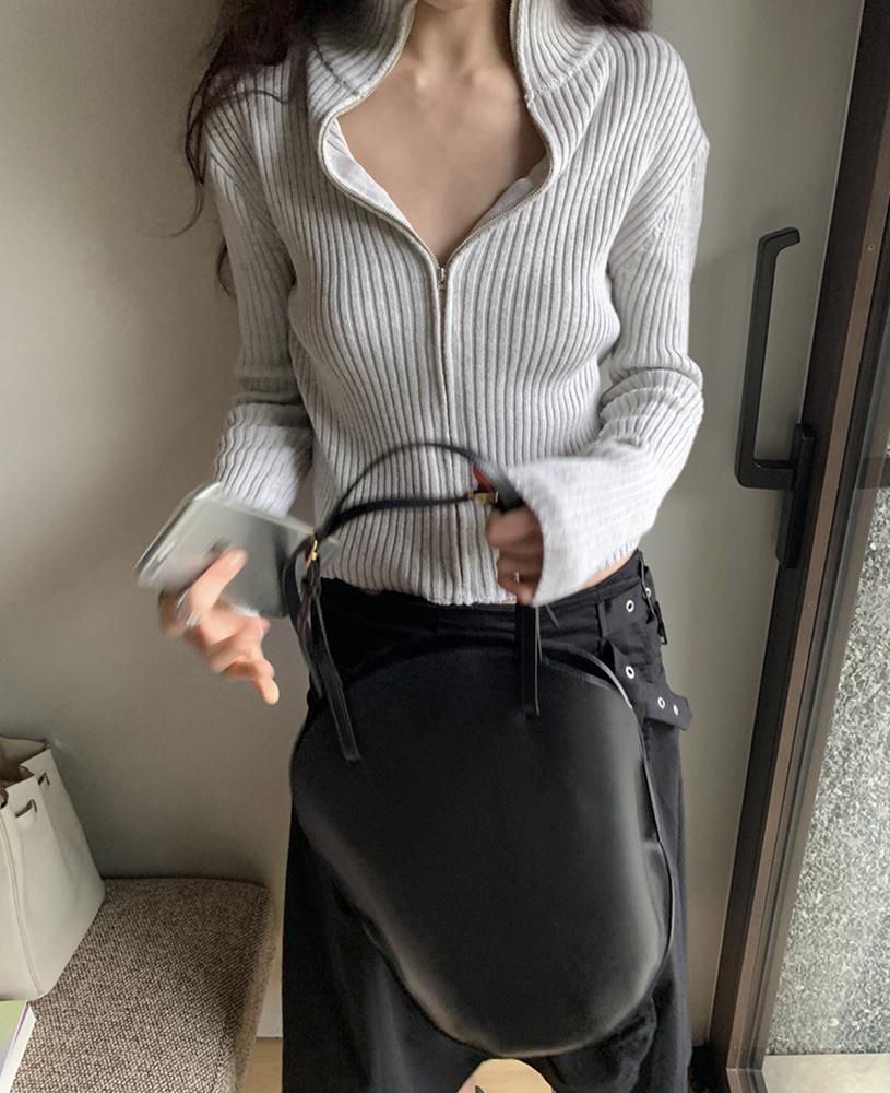 메이비베이비 [당일발송][Dearest] Bellwood Cardigan (라이트그레이)