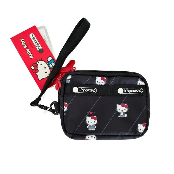 레스포삭 헬로키티 50주년 경량 방수 3단 동전지갑 카드 명함지갑 083 여행용 키홀더