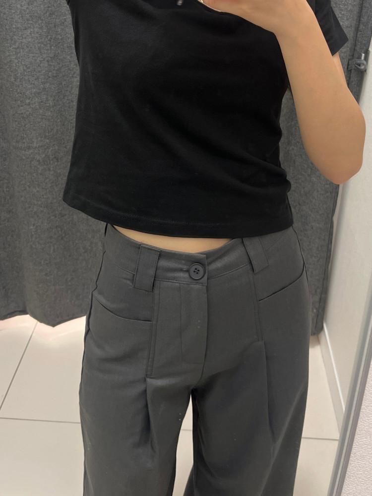 [2color] 와이드핏 모던 슬랙스(여름슬랙스 와이드핀턱슬랙스)