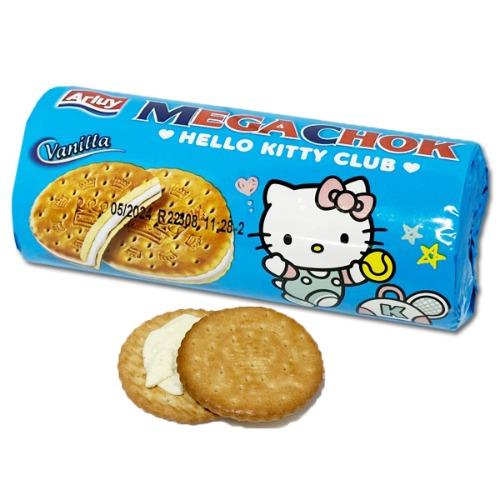 알루이 메가촉 헬로키티 클럽 바닐라향 샌드 비스킷 180g
