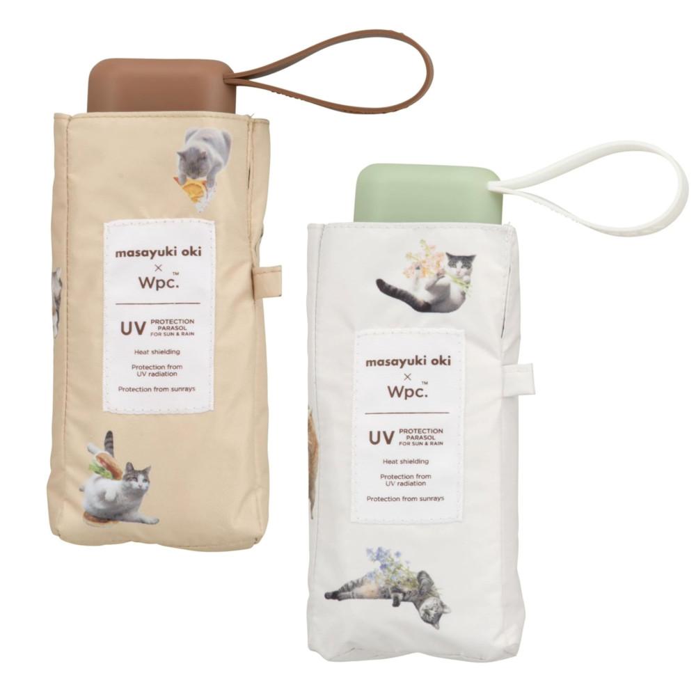 Wpc 고양이 오키 마사유키 우양산 미니 2컬러 우양산겸용 자외선차단 차광 차열