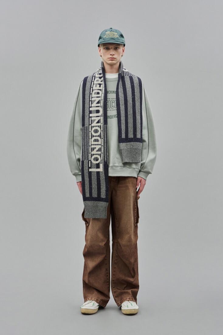 London Underground Muffler_Navy