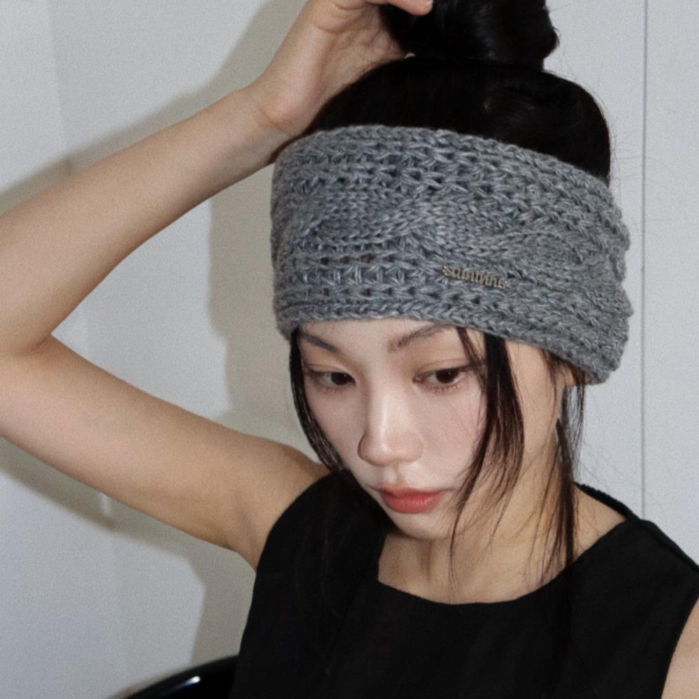 웜 케이블 헤어밴드