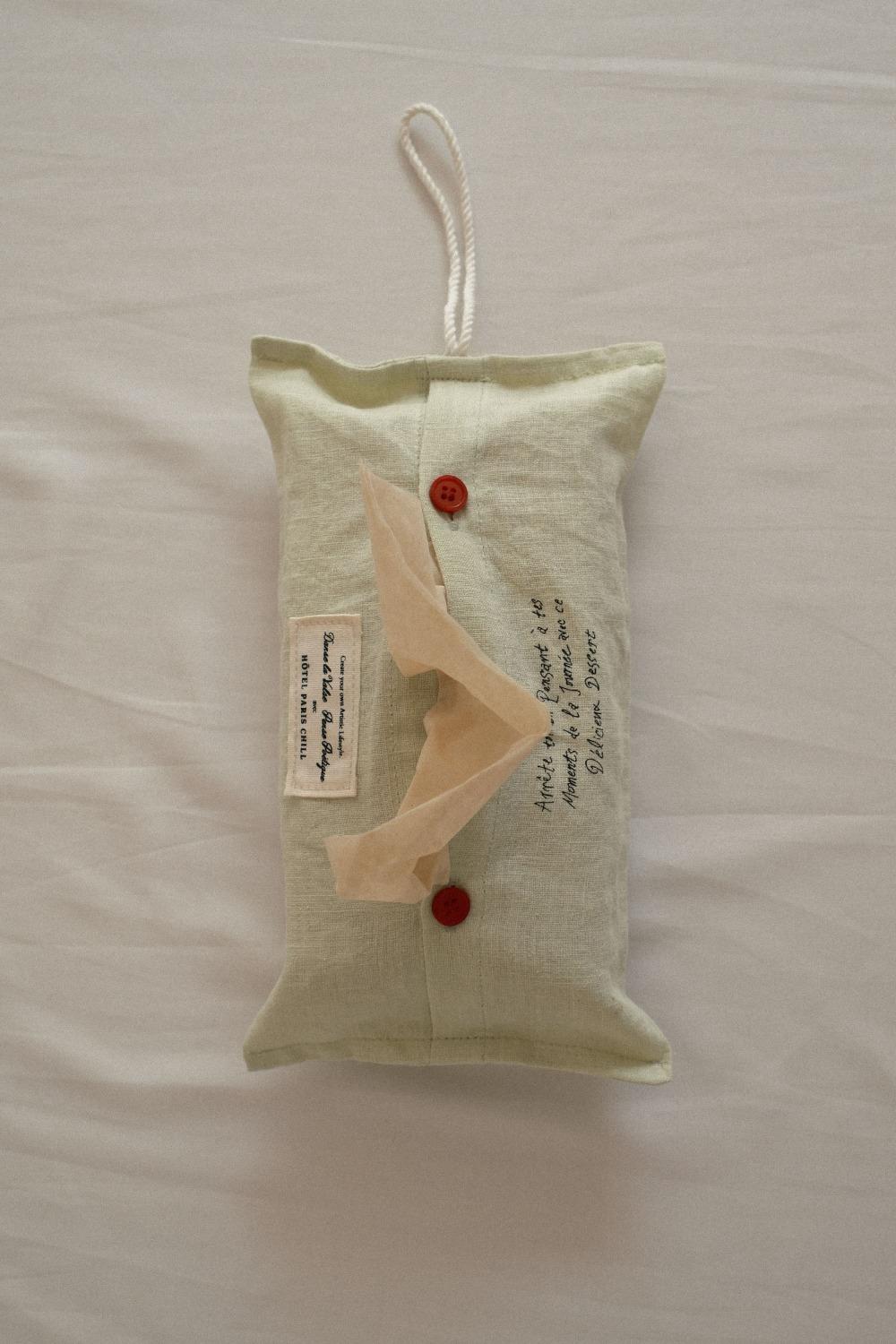 [12.10 순차출고] Poétique Refill Tissue Cover (Lime)