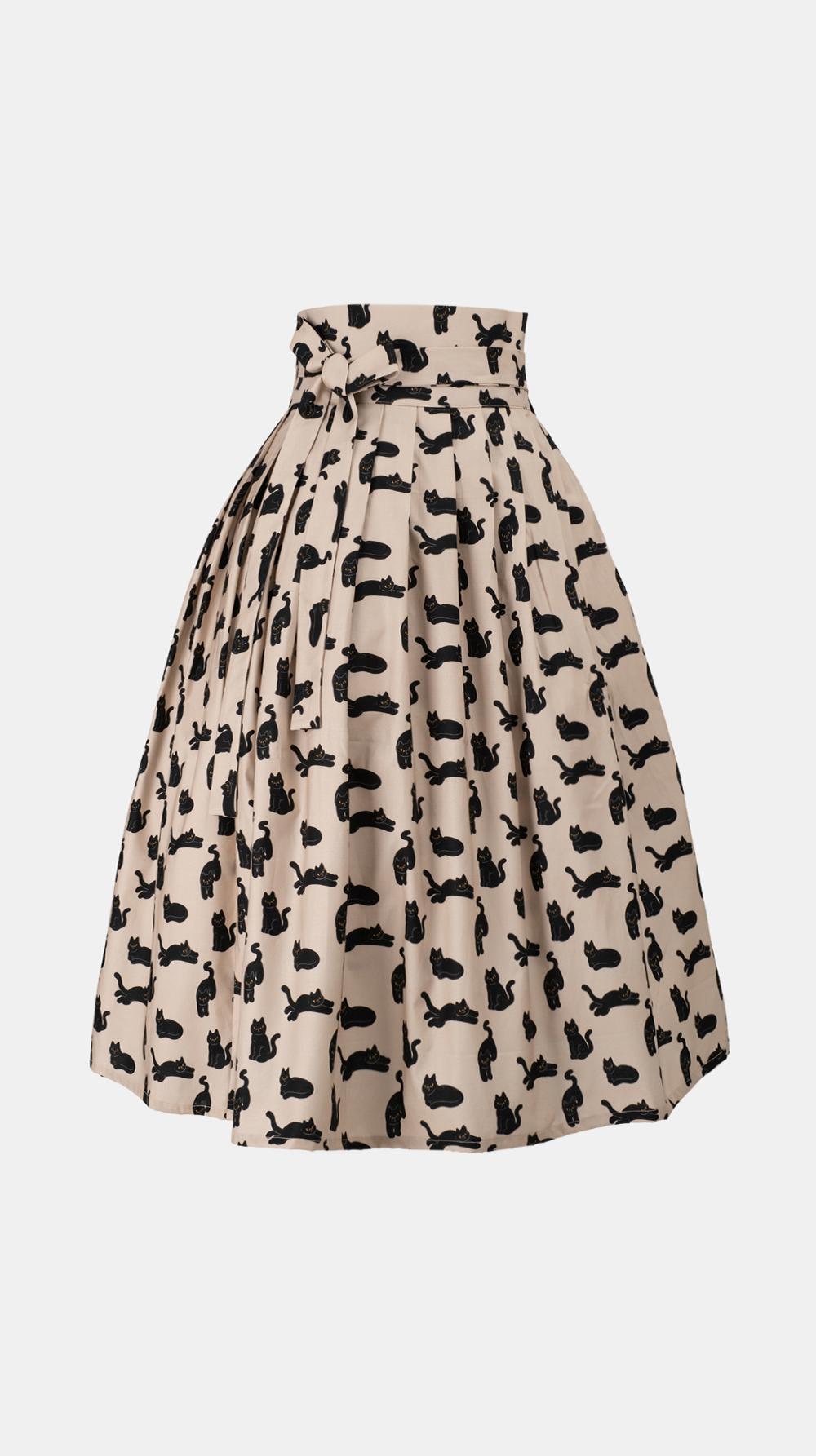 검은고양이 허리치마
