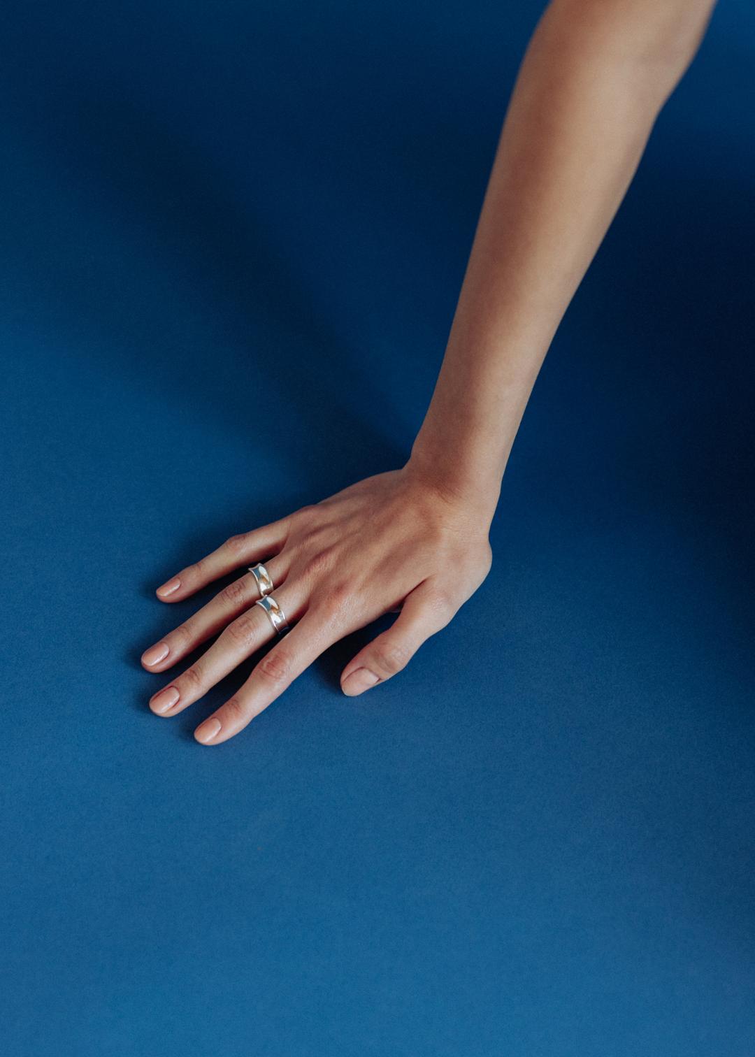 Marea Bold Ring. Silver