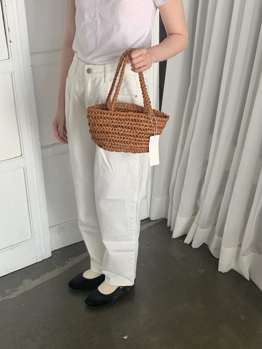 mini aguja bag (light brown)