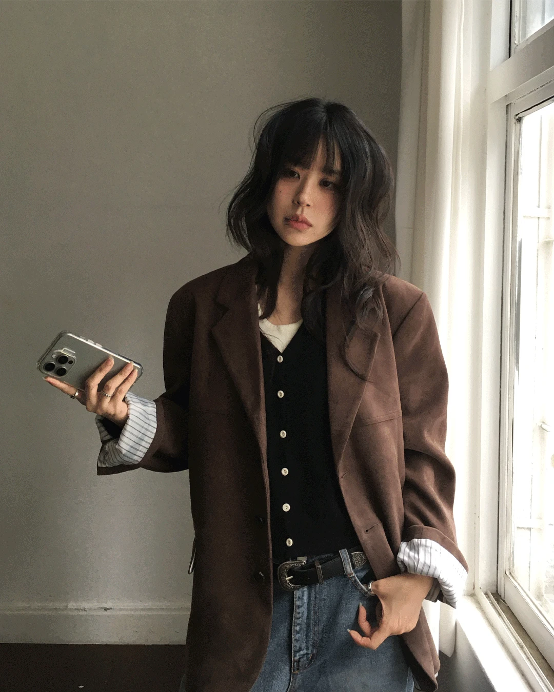 [New] 스웨이드 블레이저 (남녀공용)