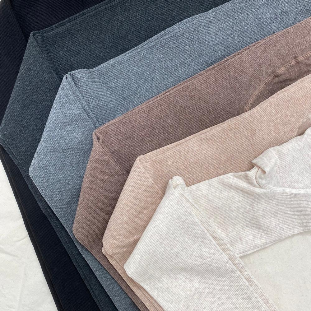 NEW 압박 골지 면타이즈 다리보정 니트 유발 스타킹