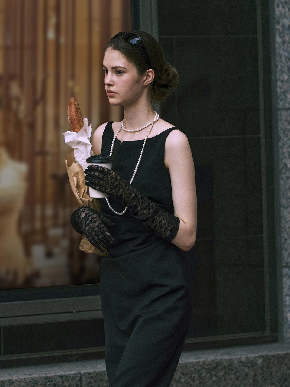 Diana Drape Sleeveless Dress(2color)