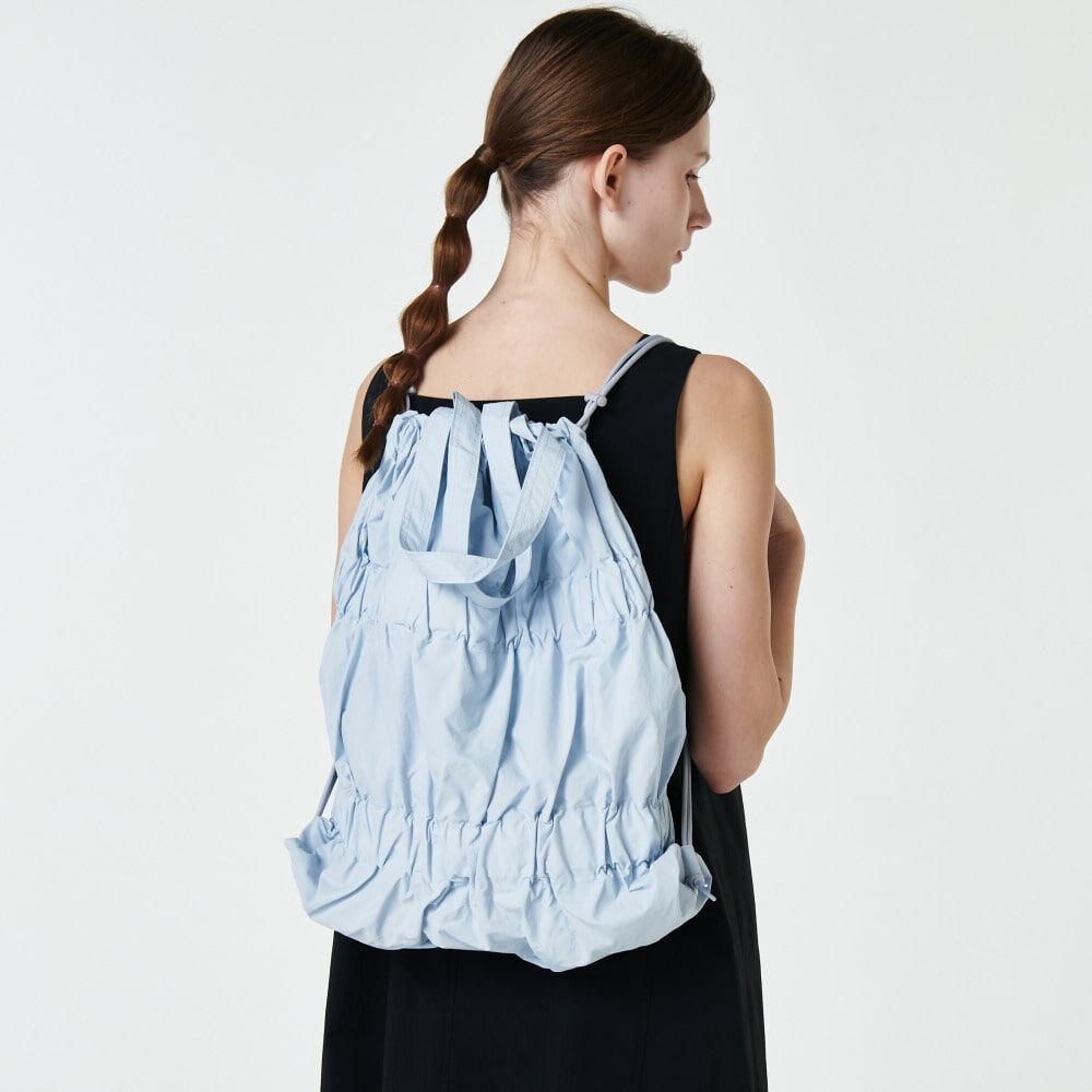 Tiered Banding Backpack_Light Blue