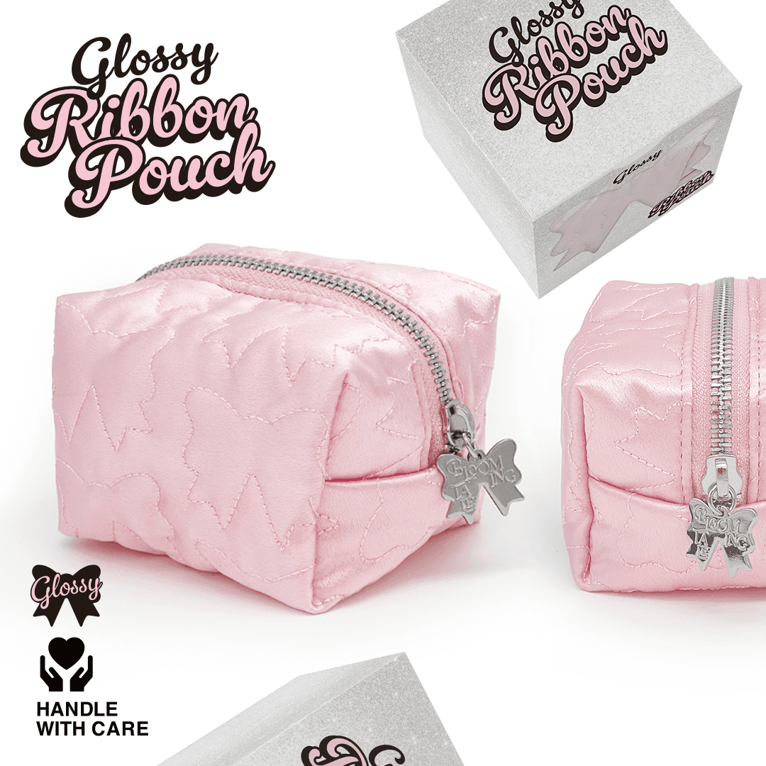 Glossy Pink Mini Pouch