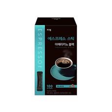 쟈뎅 콜롬비아 수프리모 아메리카노 블랙 에스프레소 스틱, 1g, 100개입, 1개