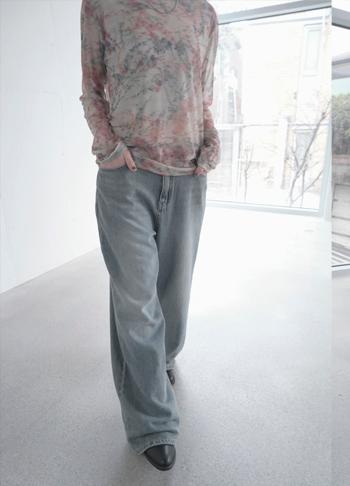 cotton straight denim