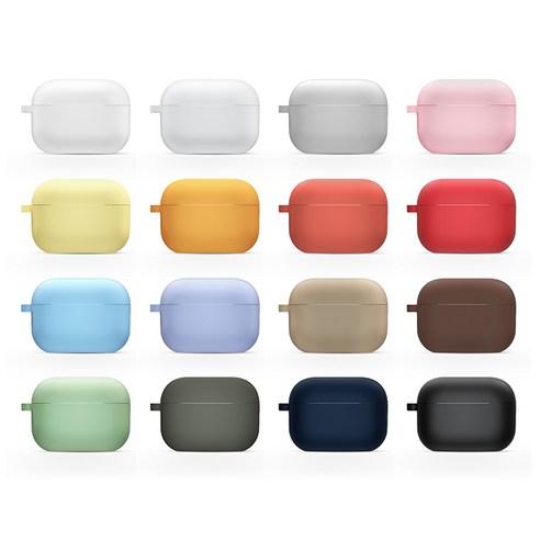 투에이비 글라스 [도톰] 에어팟 프로 실리콘 키링 케이스 (16COLOR 2.5mm) - 이어폰케이스/거치대 | 쿠팡