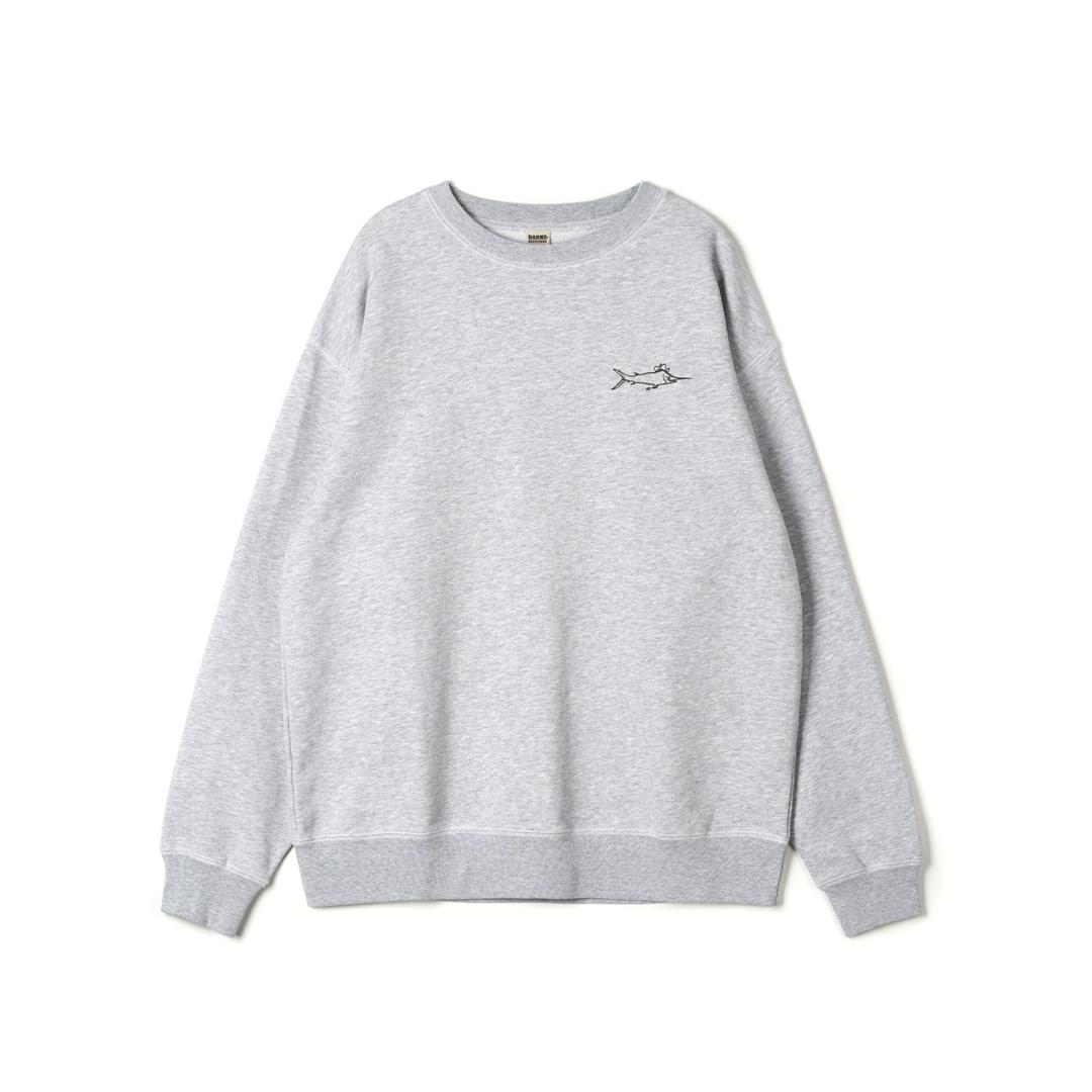 BR-24353 Grey Max Super Weight Crewneck Sweat Shirts
