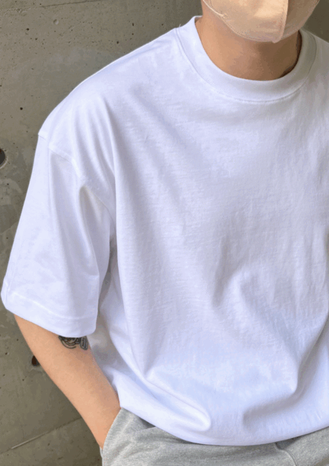 [M~3XL]USA 코튼 에어로쿨 반팔티