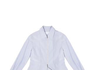 BUCKLE ZIPPER SHIRT (LIGHT BLUE)