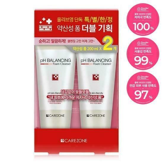 케어존 약산성폼 더블 기획 (200ml+200ml)