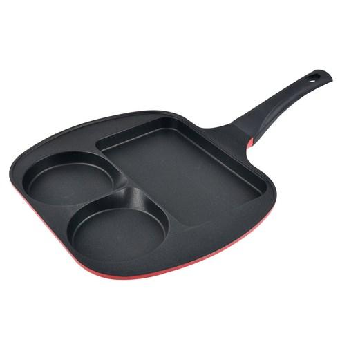 키친아트 에그 3구 멀티프라이팬, 31cm, 1개 - 팬/몰드 | 쿠팡