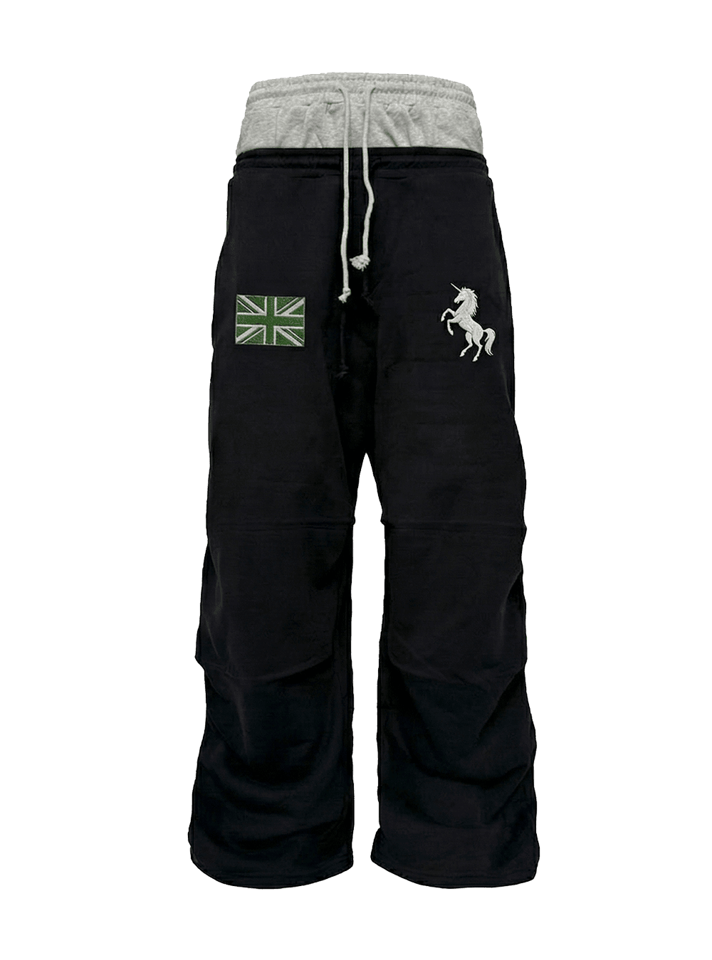 Heraldic Unicorn Wide Sweatpants