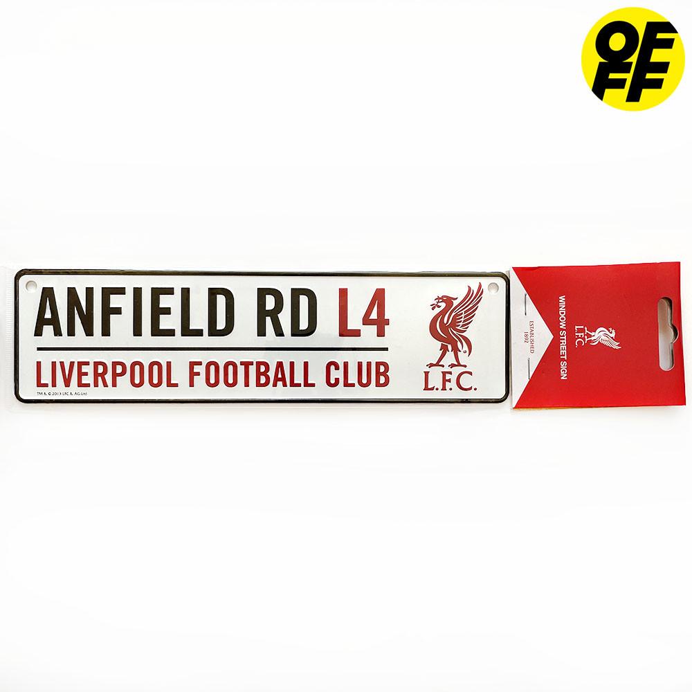리버풀 메탈 윈도우 사인 방꾸미기 인테리어 소품 장식 오피셜 굿즈