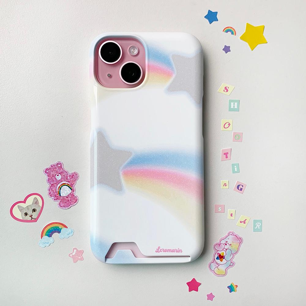 shooting star card case / 슈팅스타 카드 수납 하드 아이폰15프로 케이스